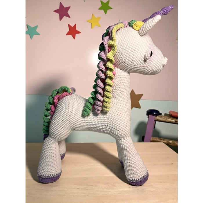 El Yapımı Amigurumi Tek Boynuzlu At (Unicorn)