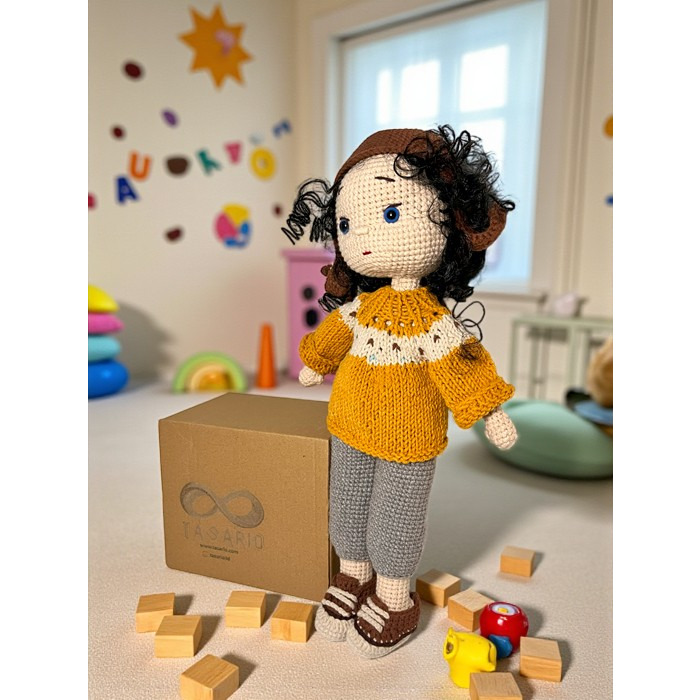 El Yapımı Amigurumi Pilot Kız